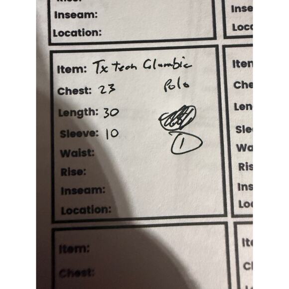 Texas Tech Red Raiders Columbia Sportswear NCAA PFG Polo Fishing Shirt Men Large - Picture 3 of 12